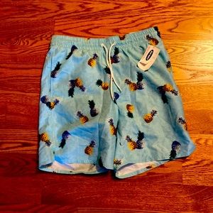 Old Navy new with tags pineapple swim trunks
